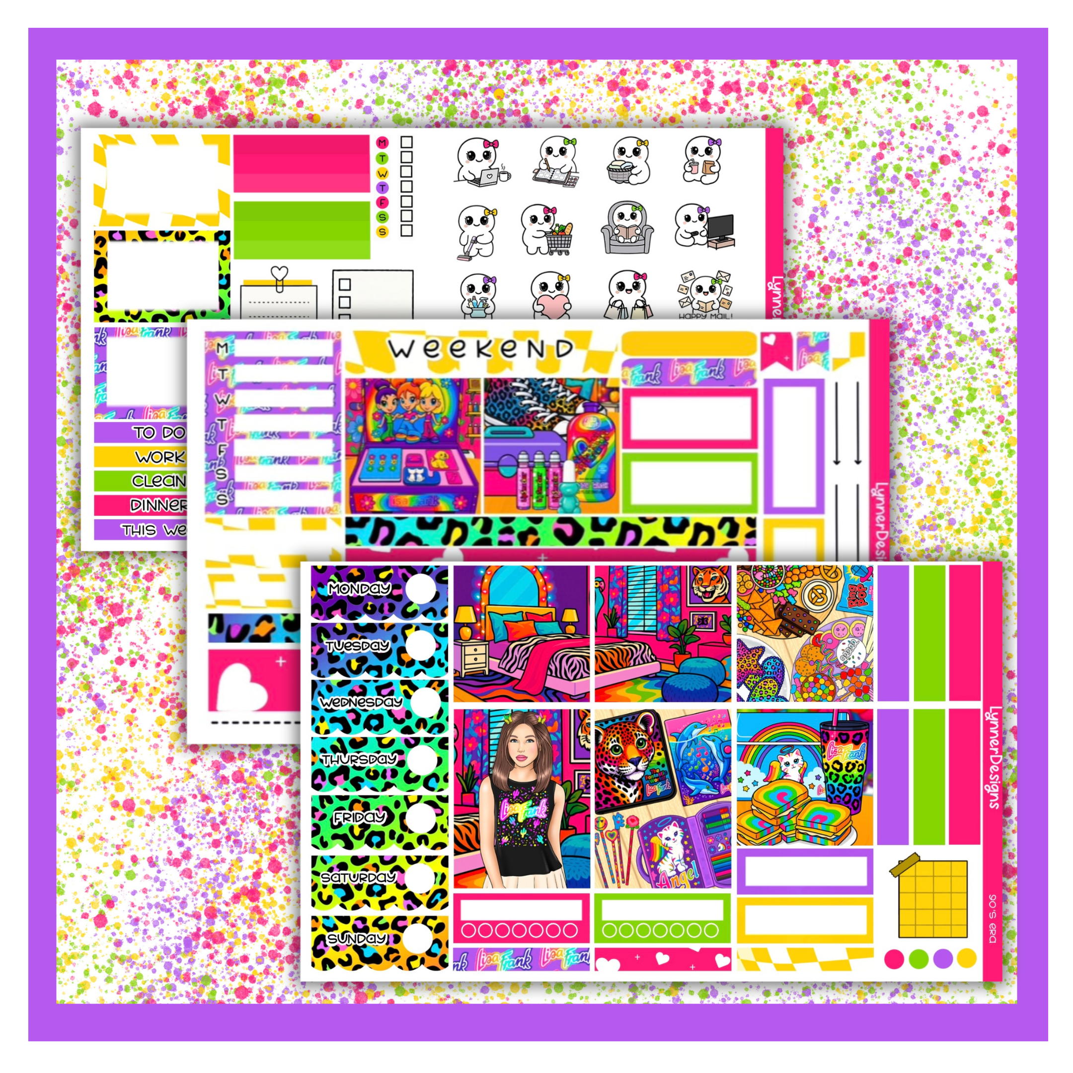 90’s Era - Hobonichi Cousin Weekly Kit – LynnerDesigns
