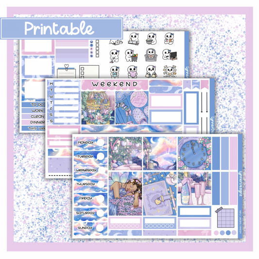 Printable - New Years Dream Hobonichi Cousin Weekly Kit