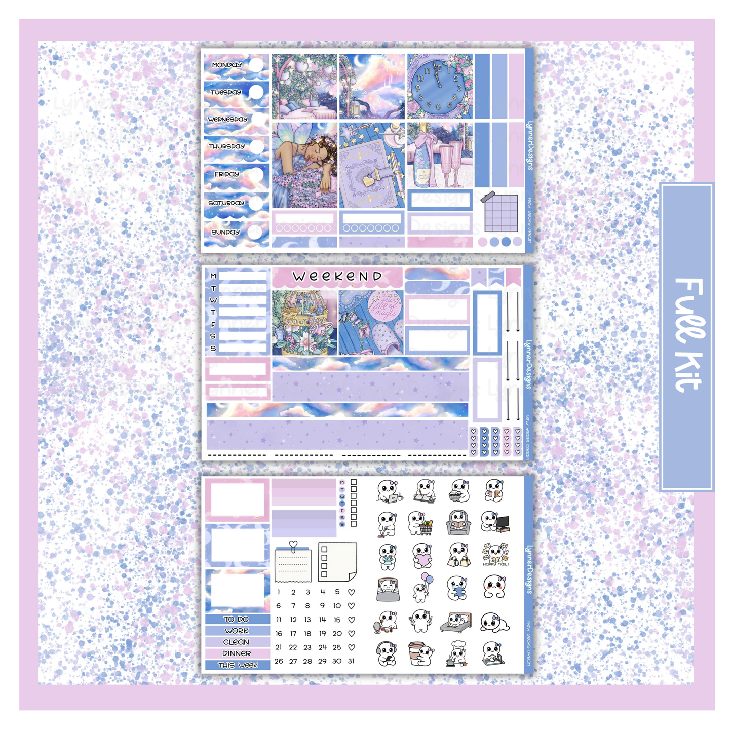 New Years Dream - Hobonichi Cousin Weekly Kit