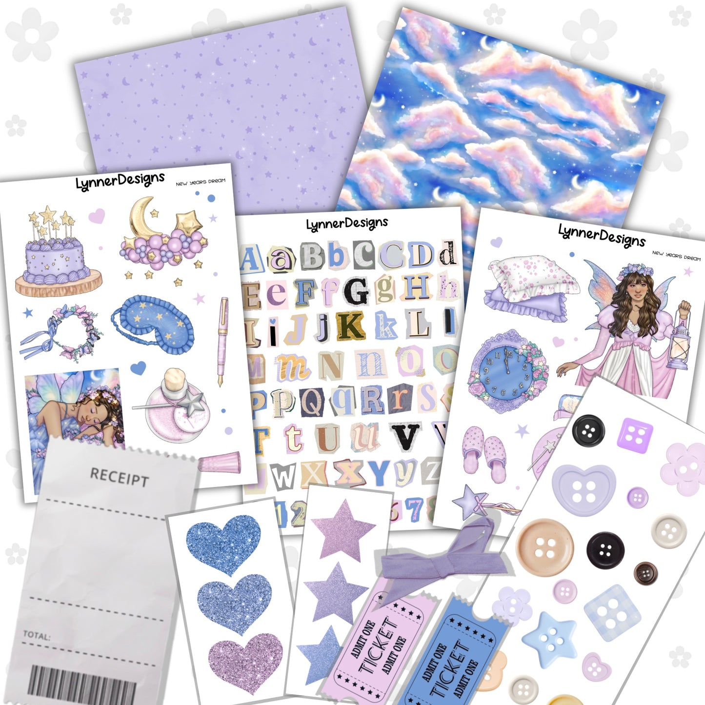 New Years Dream - Junk Journal Kit