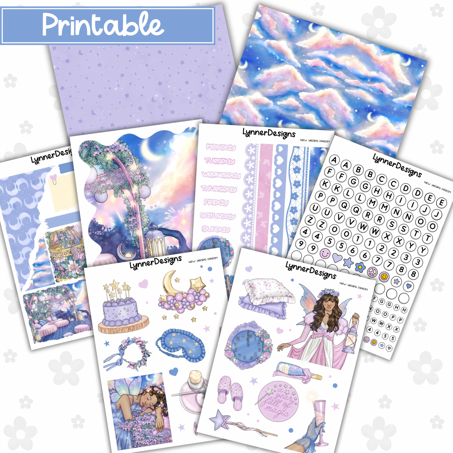 Printable - New Years Dream Journaling Kit