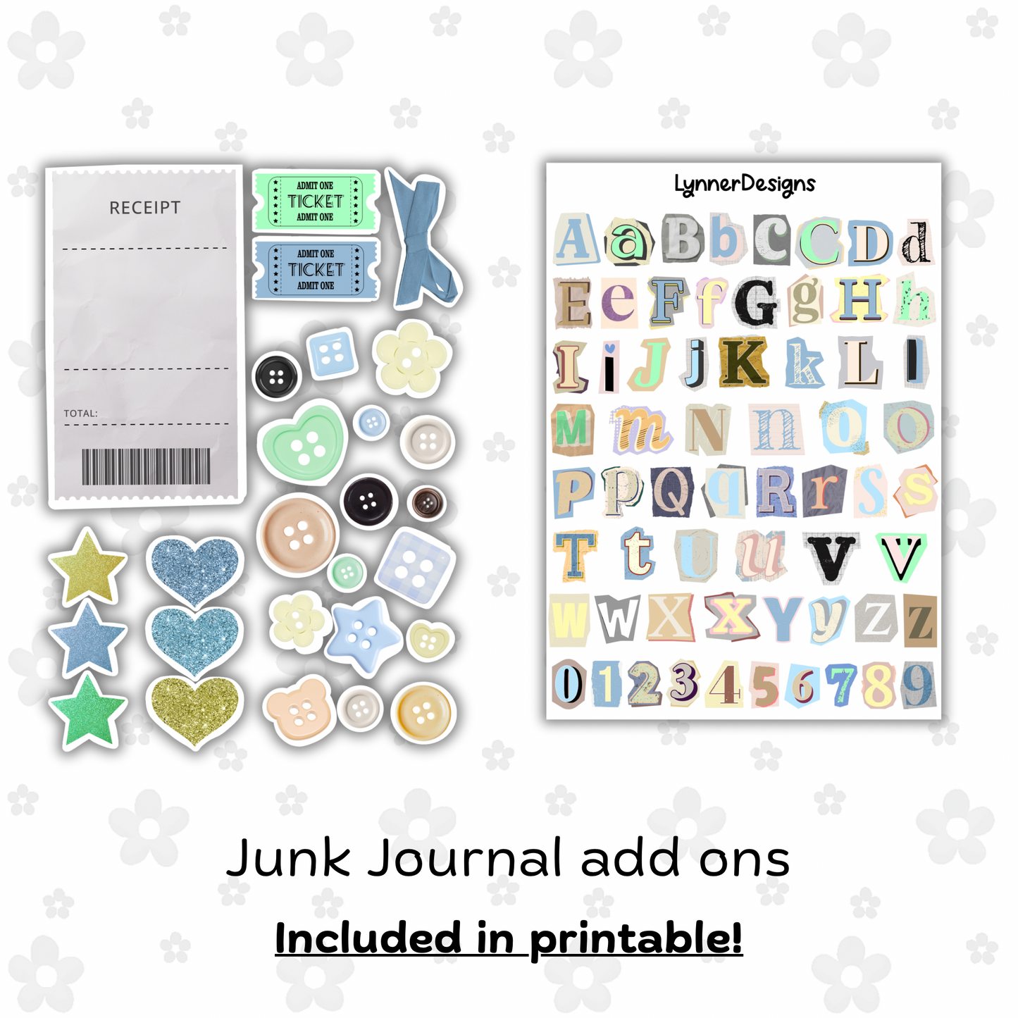 Printable - Magical Fort Journaling Kit