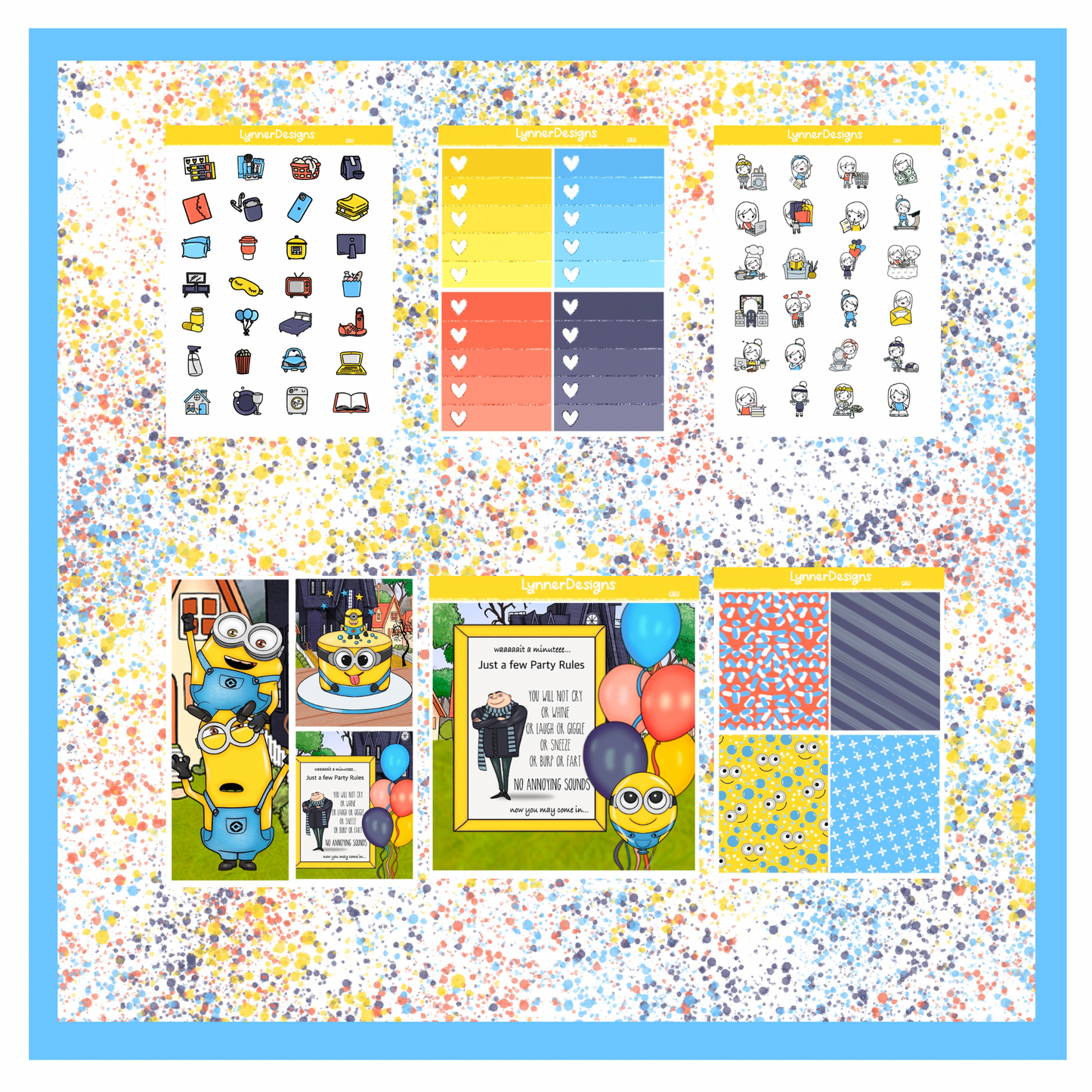 Printable - Gru Weekly Kit