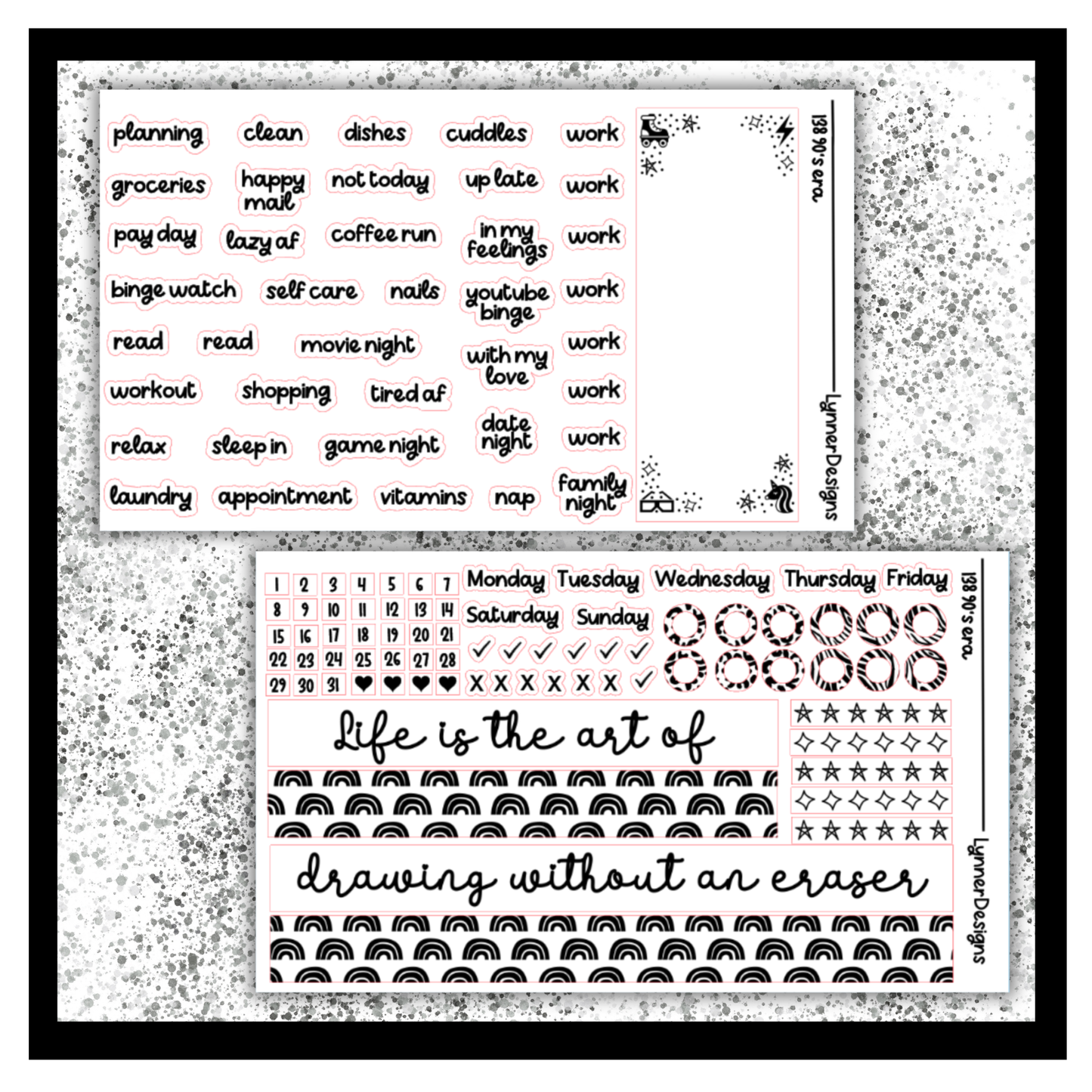 Printable - 138 90’s Era Foil Pack