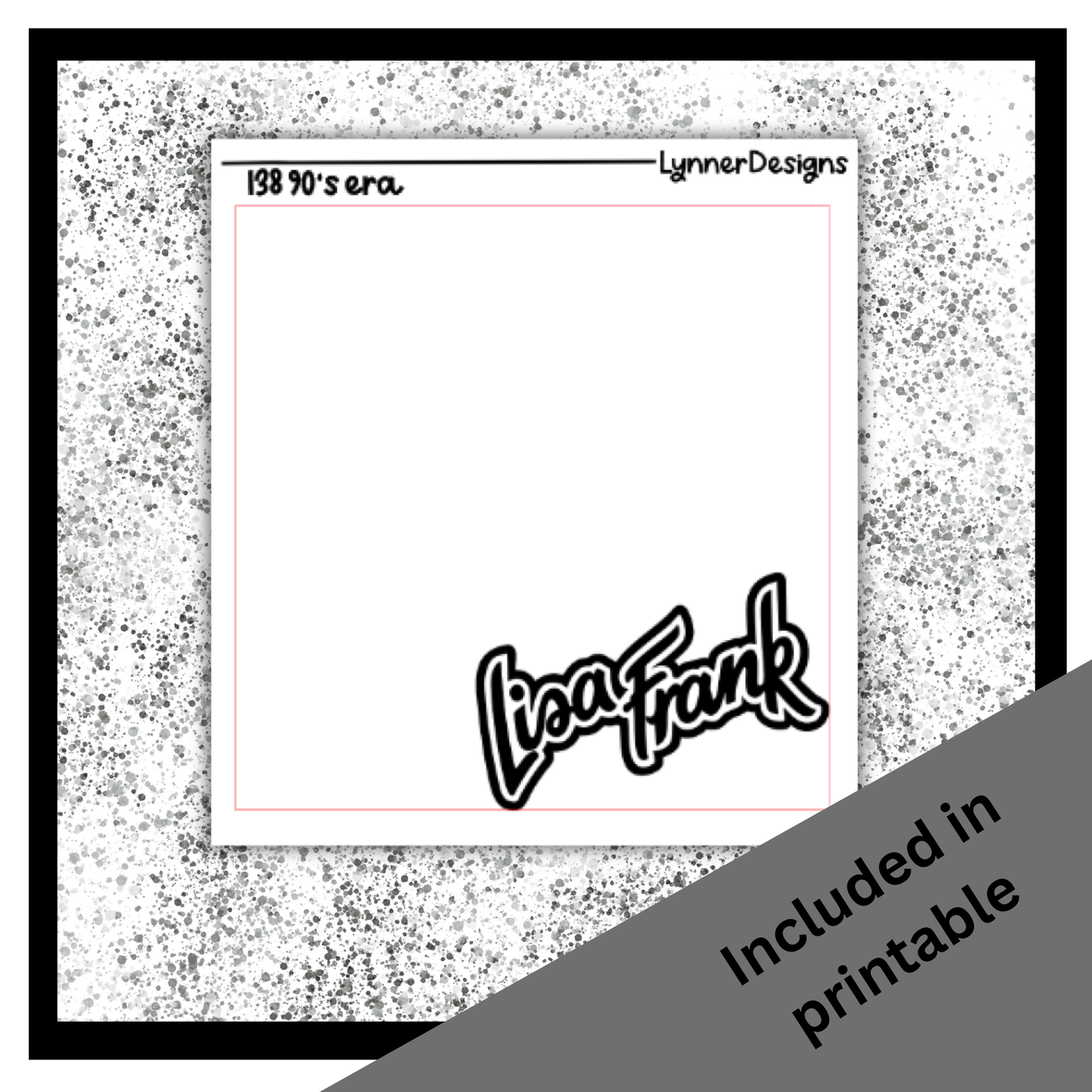 Printable - 138 90’s Era Foil Pack