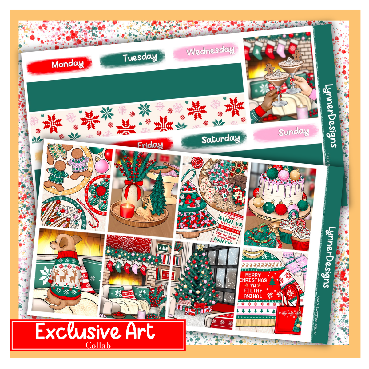 Ugly Sweater Party - Vertical Weekly Kit