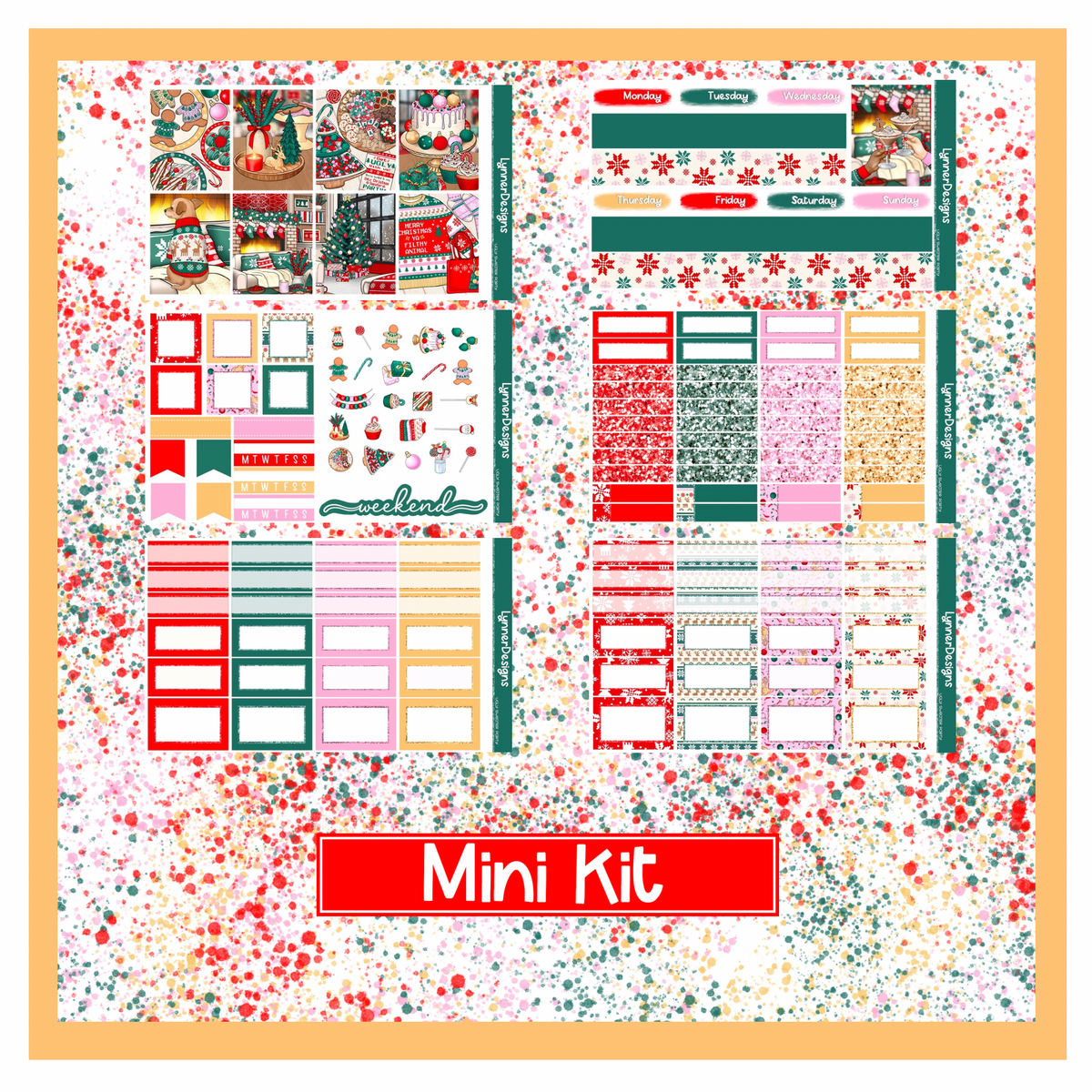 Ugly Sweater Party - Vertical Weekly Kit
