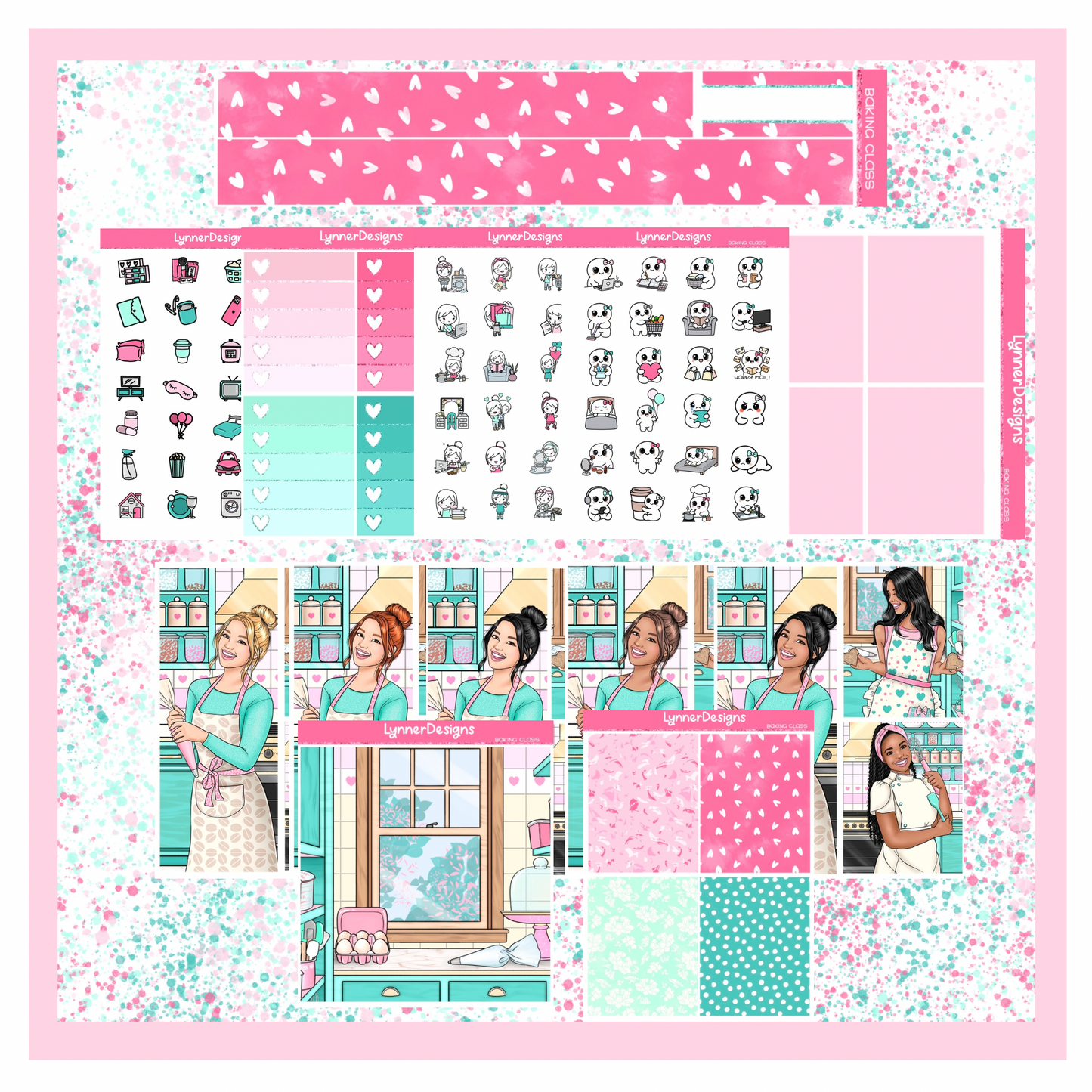 Printable - Baking Class - Vertical Weekly Kit