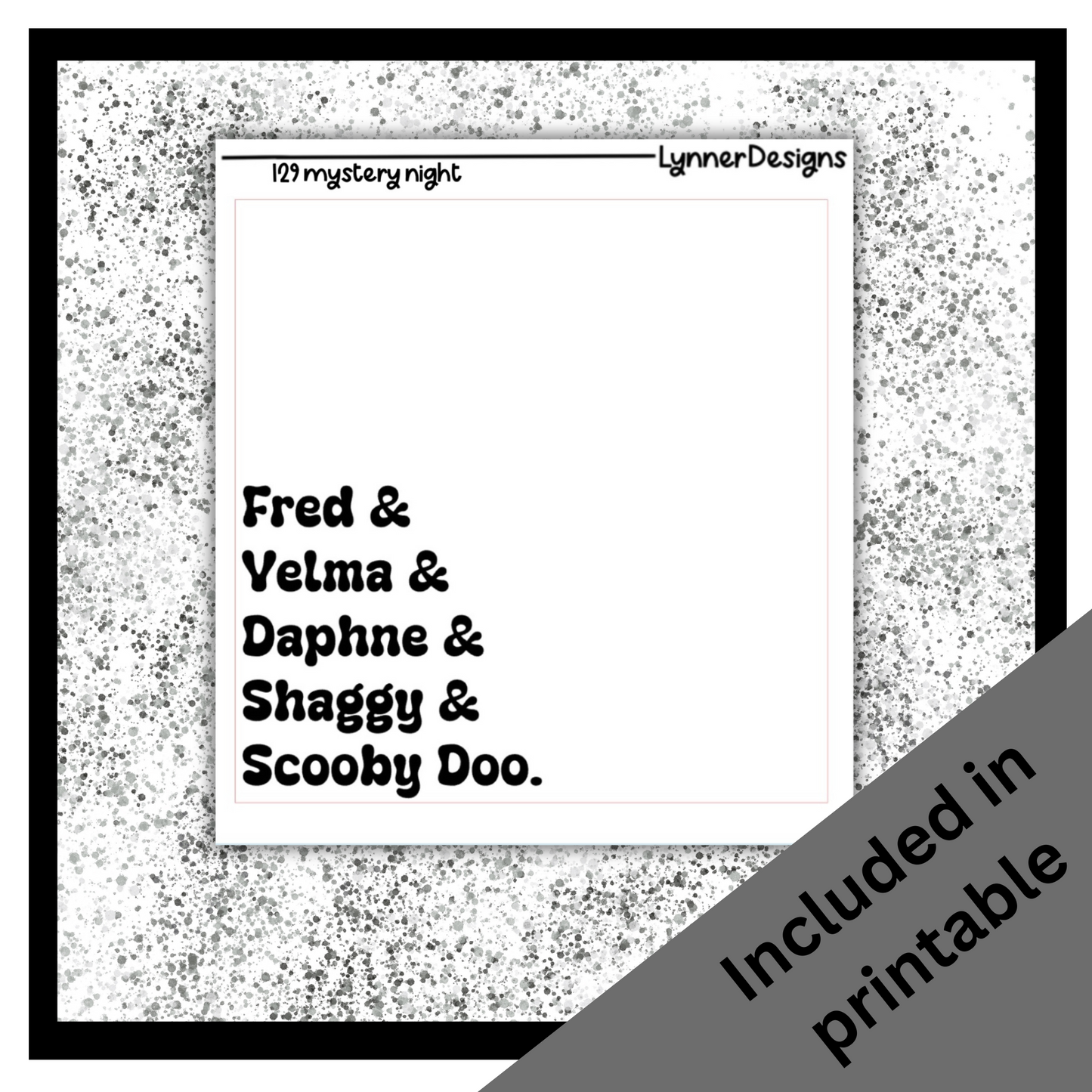 Printable - 129 Mystery Night Foil Pack