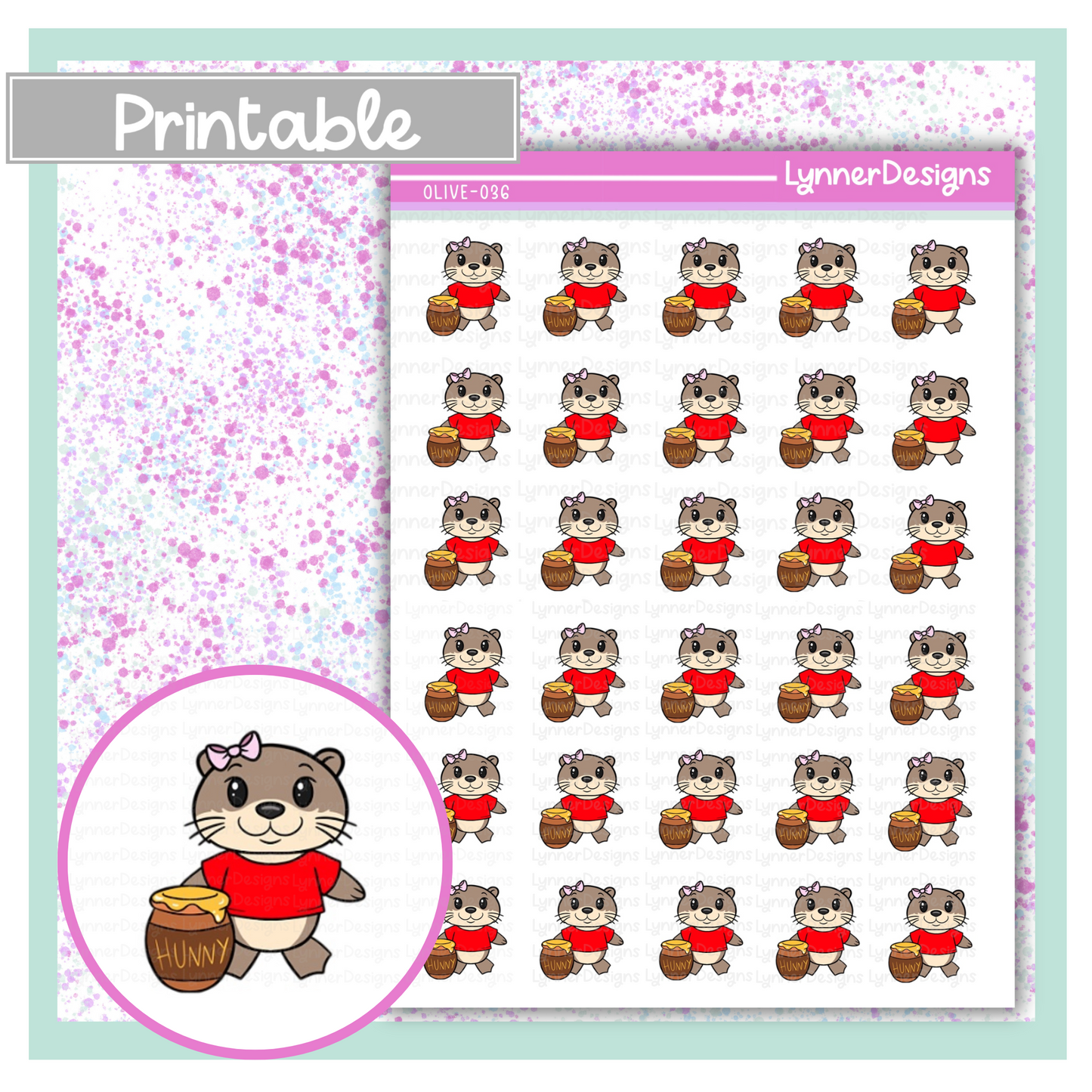 Printable - Olive 036 - Pooh