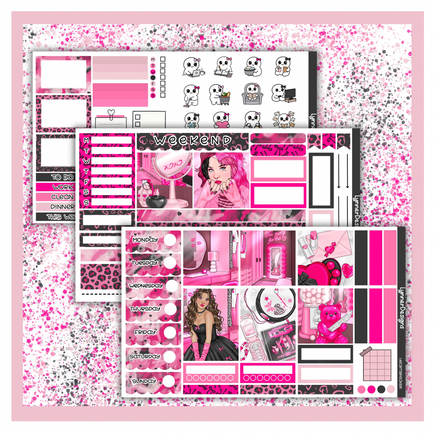 Heartbreaker - Hobonichi Cousin Weekly Kit