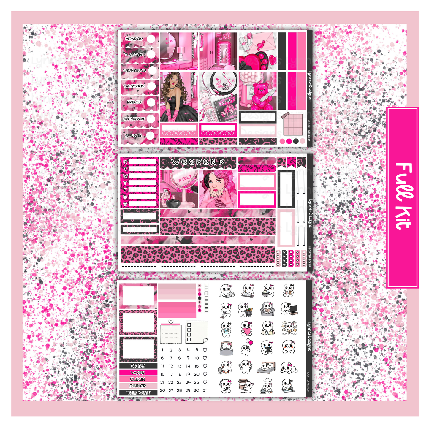 Heartbreaker - Hobonichi Cousin Weekly Kit