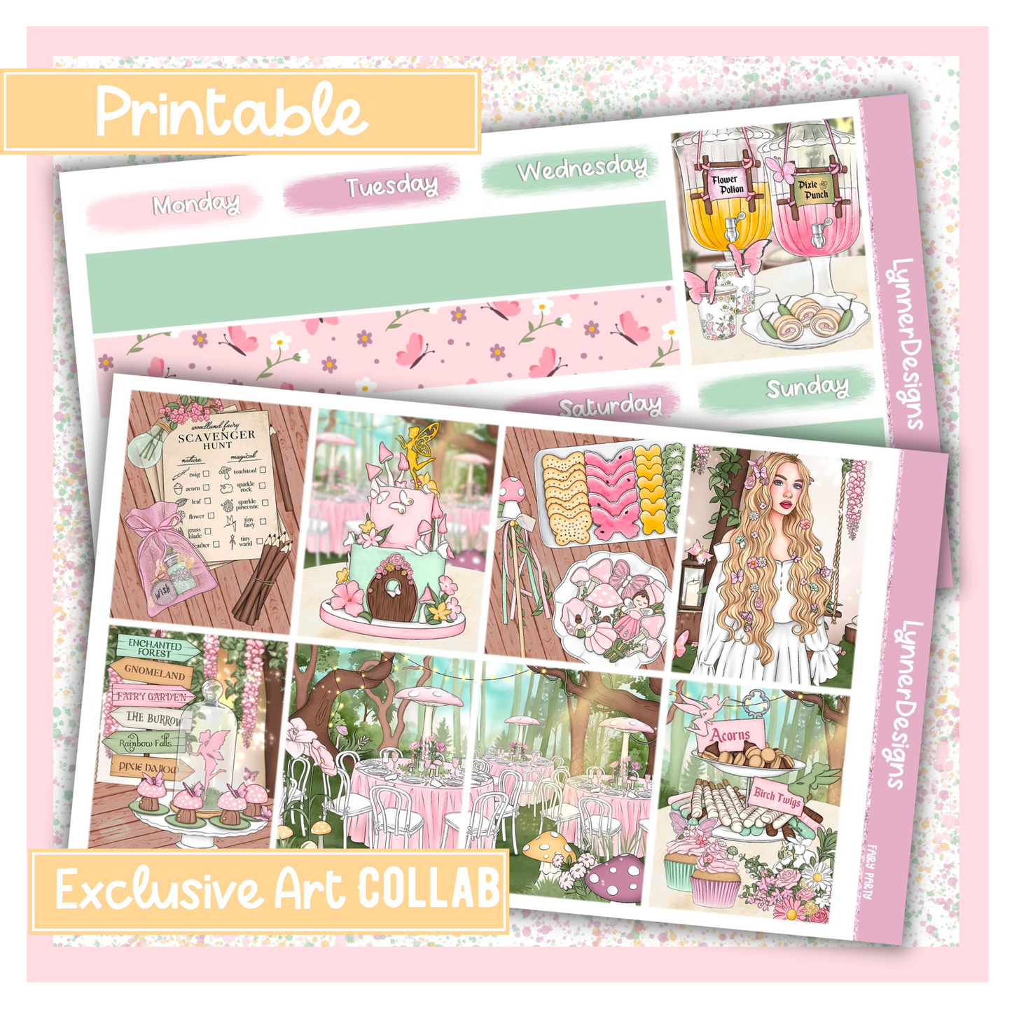 Printable - Fairy Party Weekly Kit