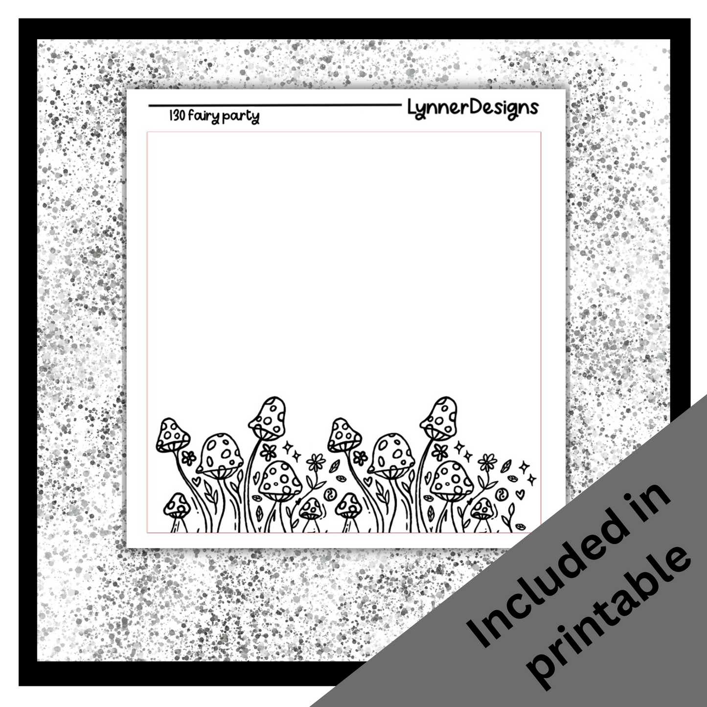 Printable - 130 Fairy Party Foil Pack