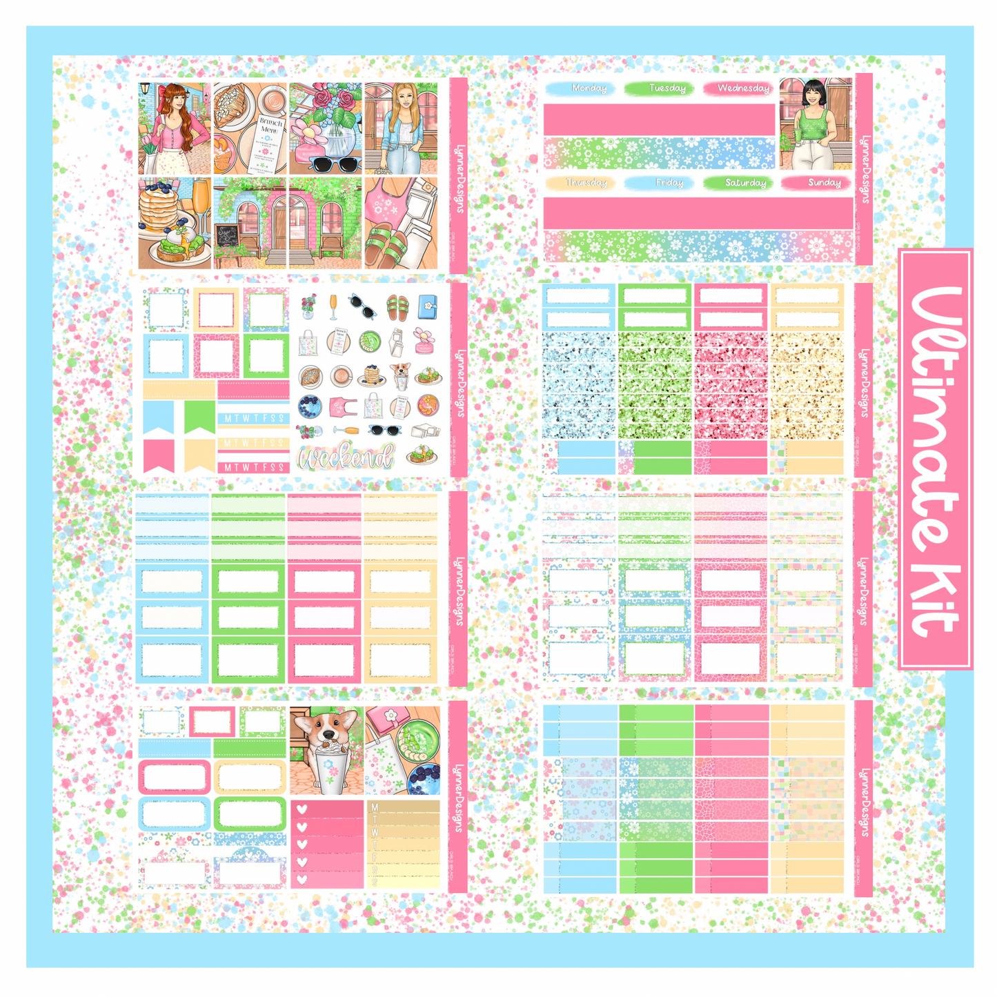 Girls Brunch - Vertical Weekly Kit