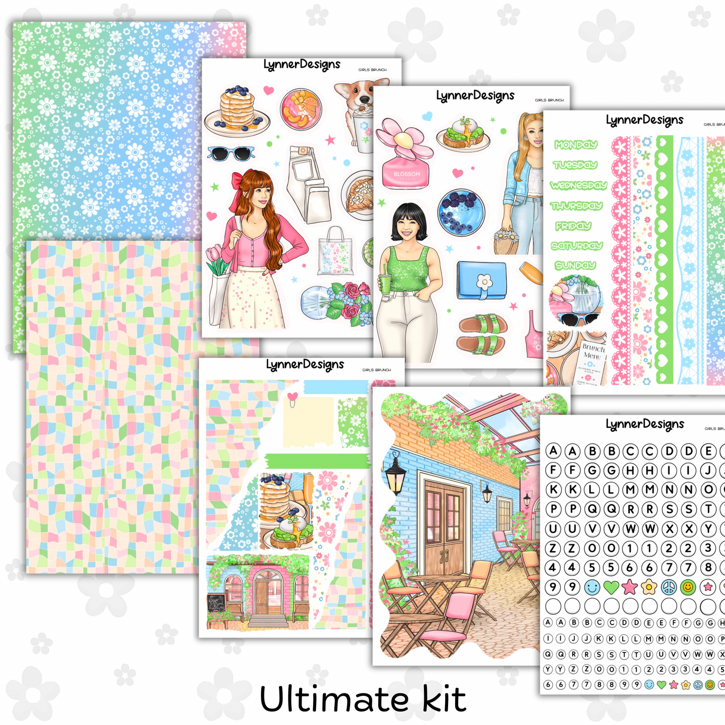 Journaling Kit - Girls Brunch