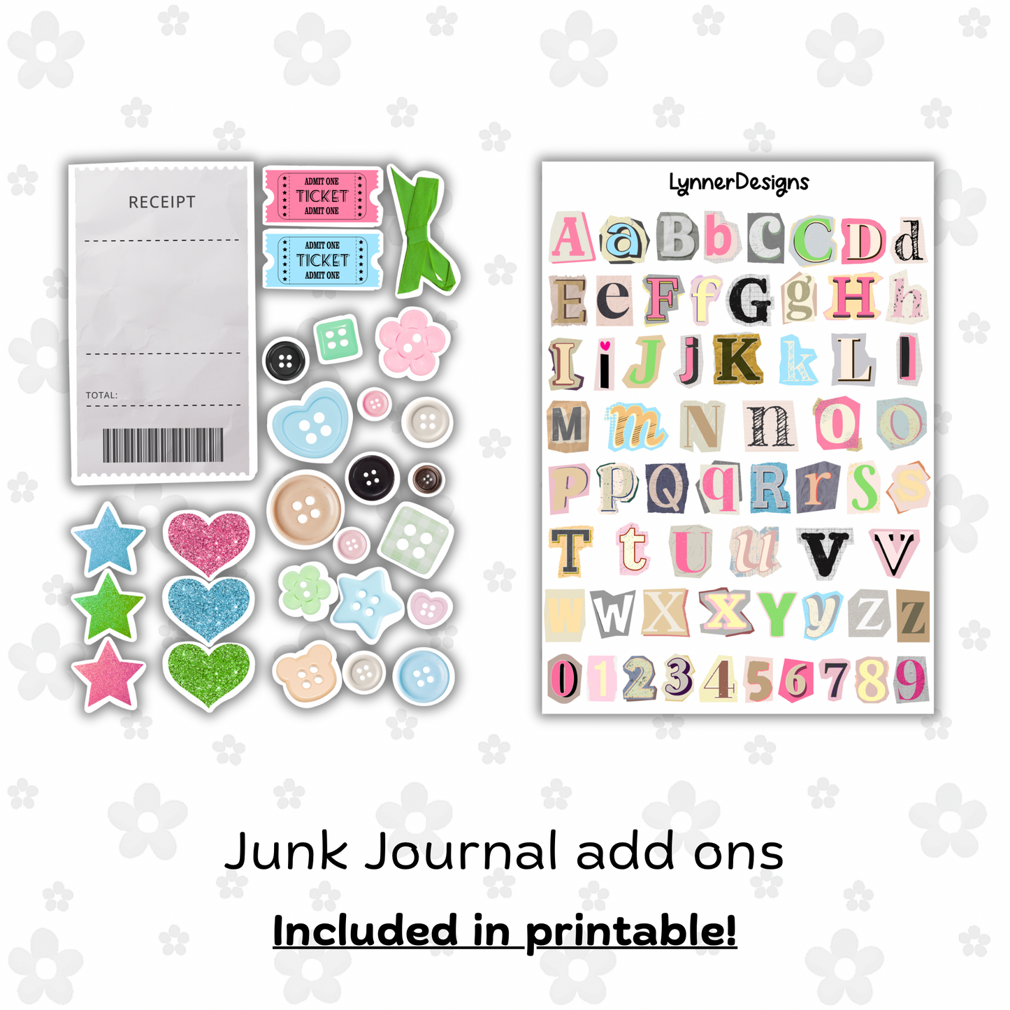 Printable - Girls Brunch Journaling Kit