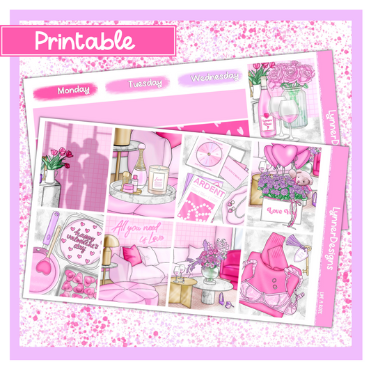 Printable - Like a Rose Weekly Kit