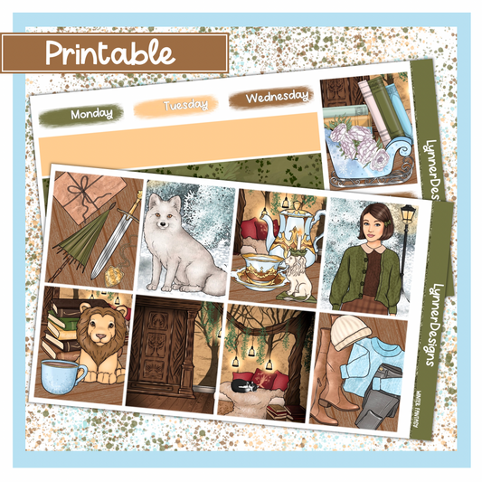 Printable - Winter Fantasy Weekly Kit