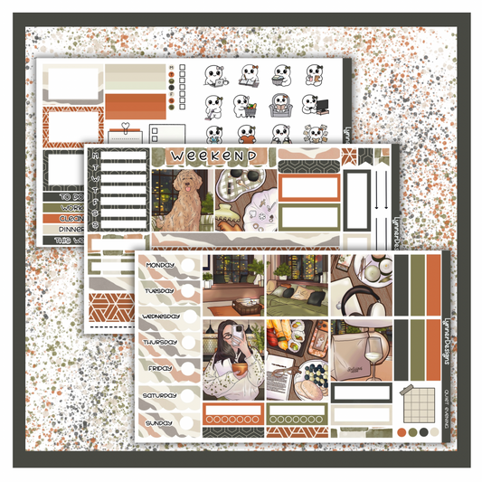 Quiet Evening - Hobonichi Cousin Weekly Kit