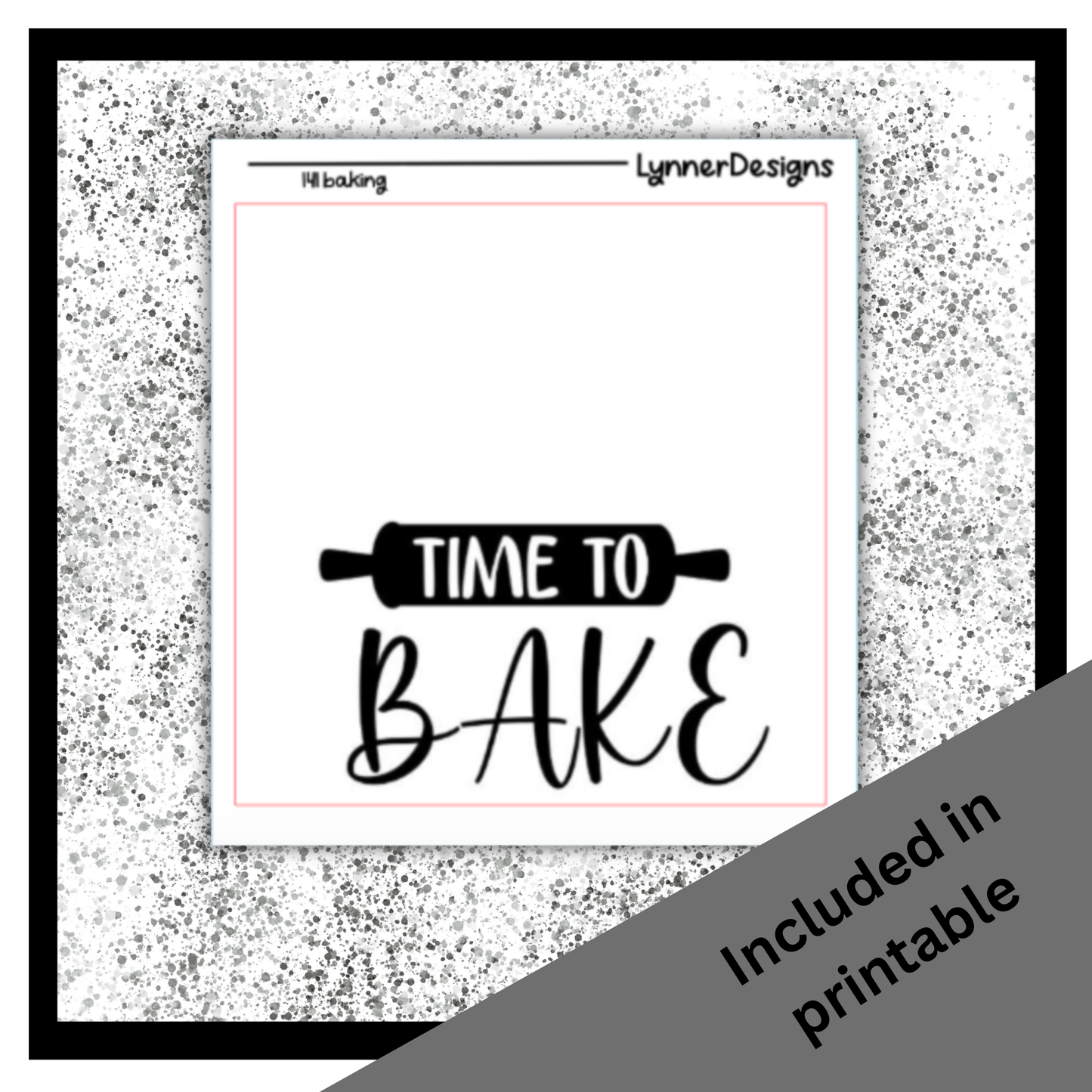 Printable - 141 Baking Foil Pack