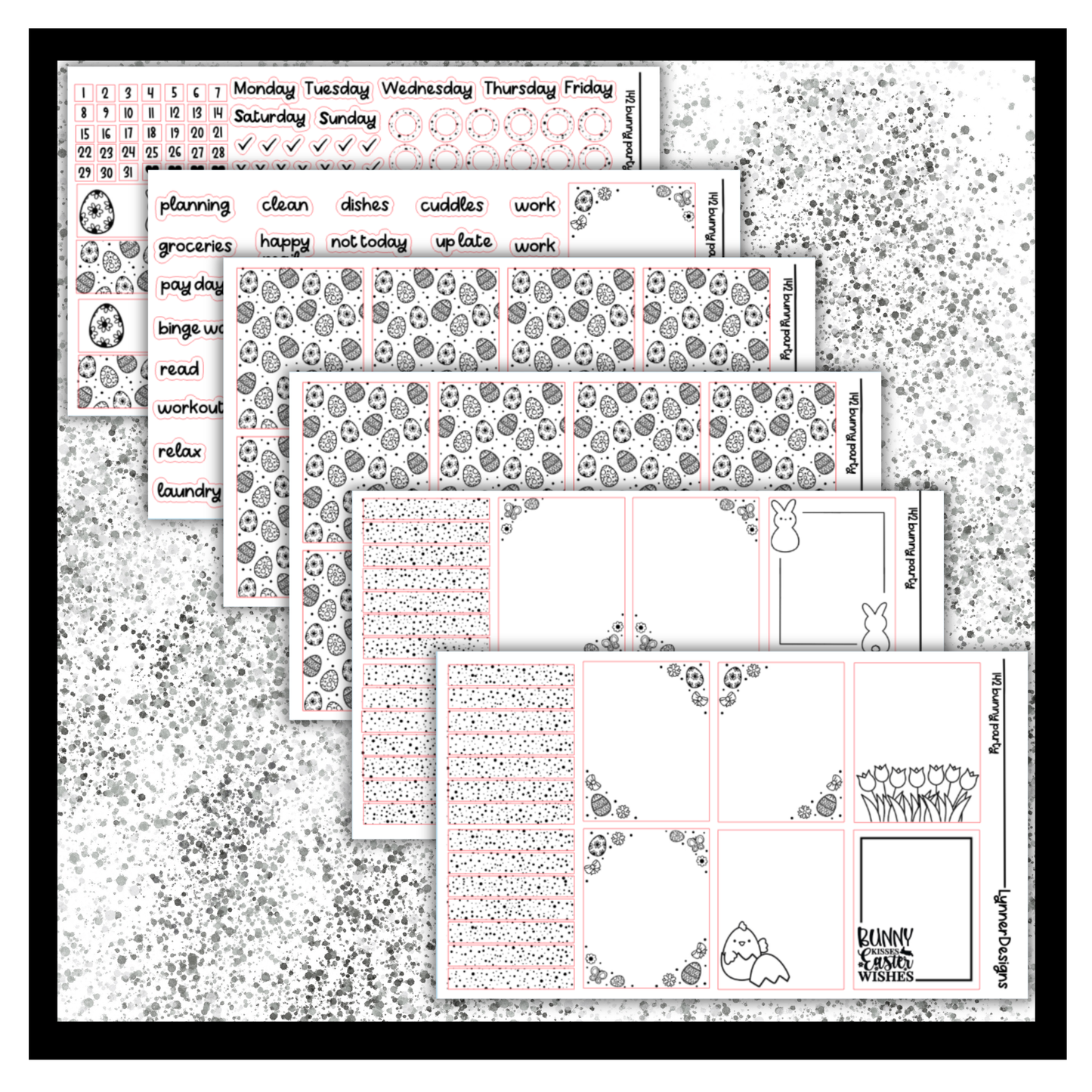 142 Bunny Party - Foil Pack