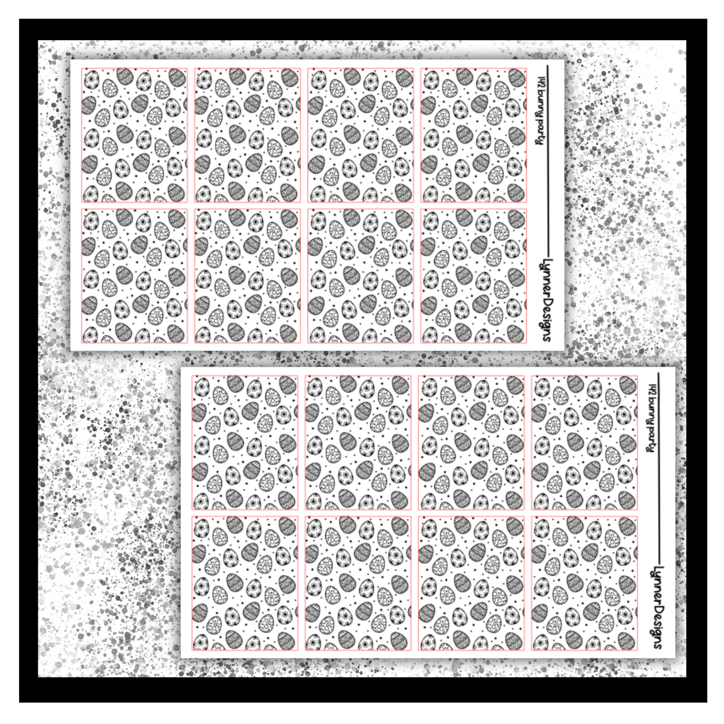 Printable - 142 Bunny Party Foil Pack