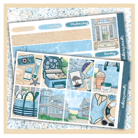 Coastal Escape - Vertical Weekly Kit