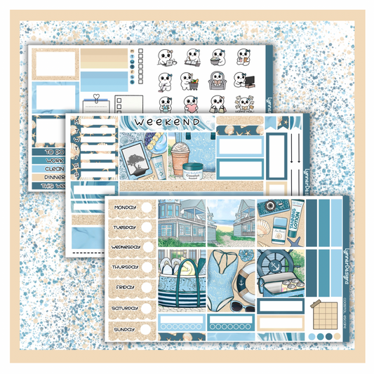 Coastal Escape - Hobonichi Cousin Weekly Kit