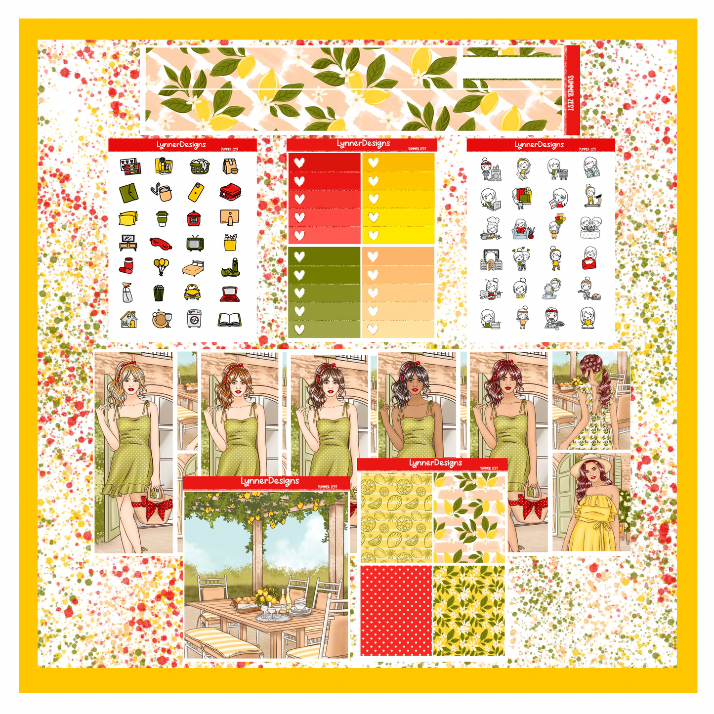 Printable - Summer Zest Weekly Kit