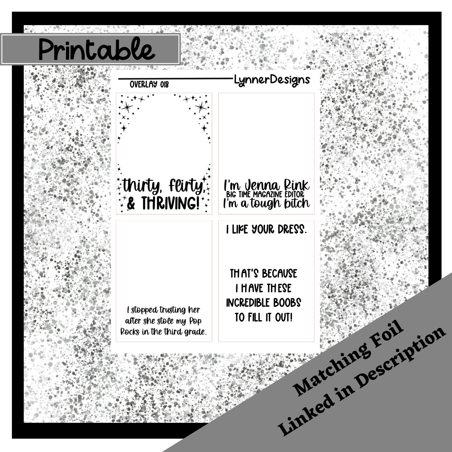 Printable - Jenna Weekly Kit