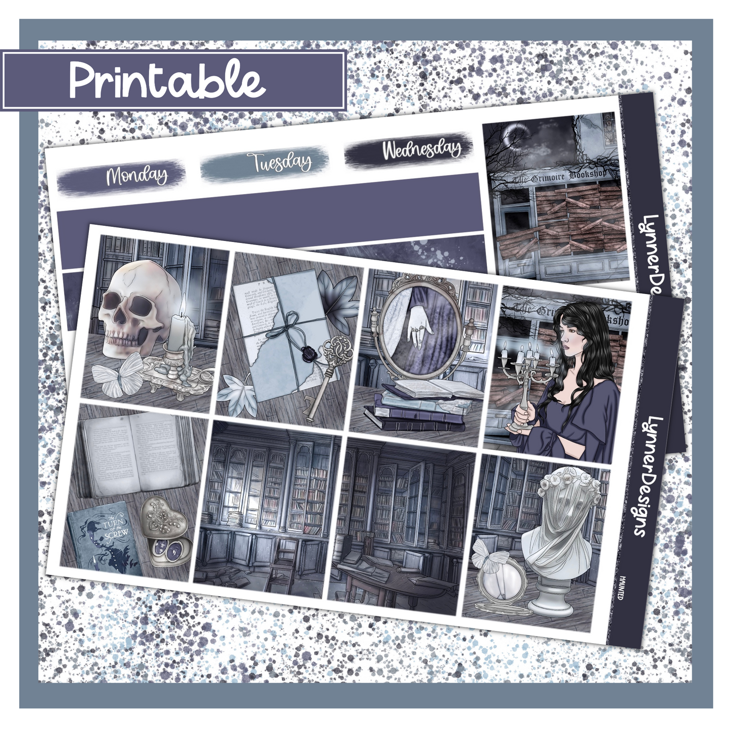 Printable - Haunted Weekly Kit