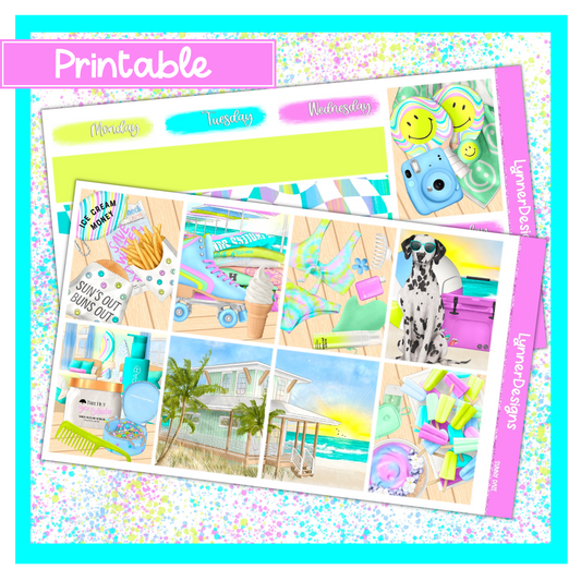 Printable - Sunny Daze Weekly Kit