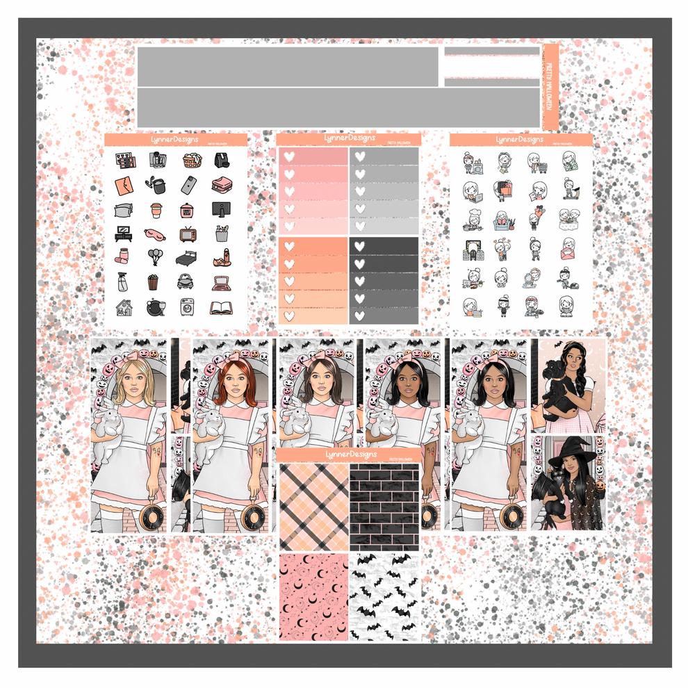 Printable - Pretty Halloween Weekly Kit – LynnerDesigns