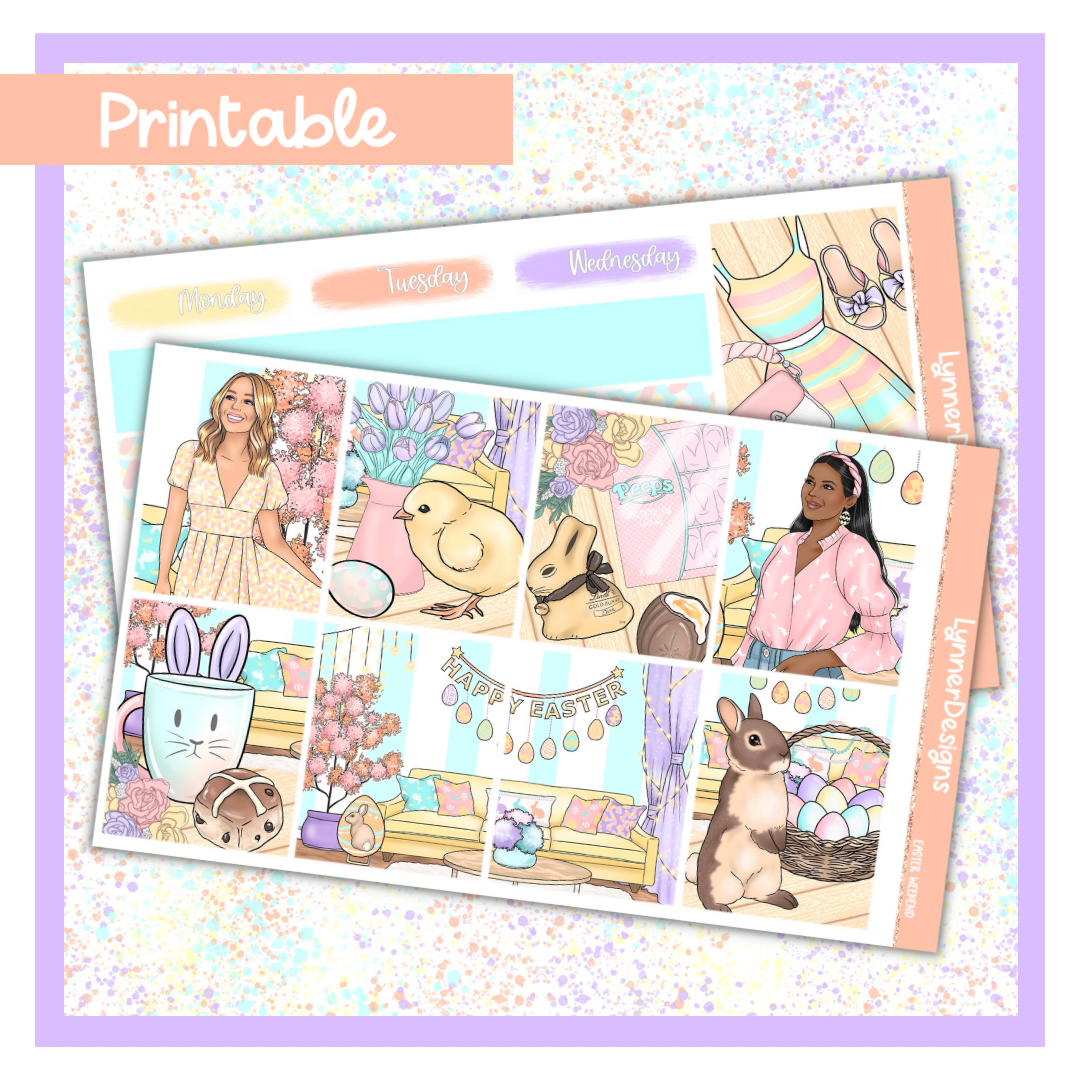 Printable - Easter Weekend Weekly Kit – LynnerDesigns
