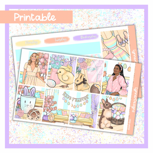 Printable - Easter Weekend Weekly Kit