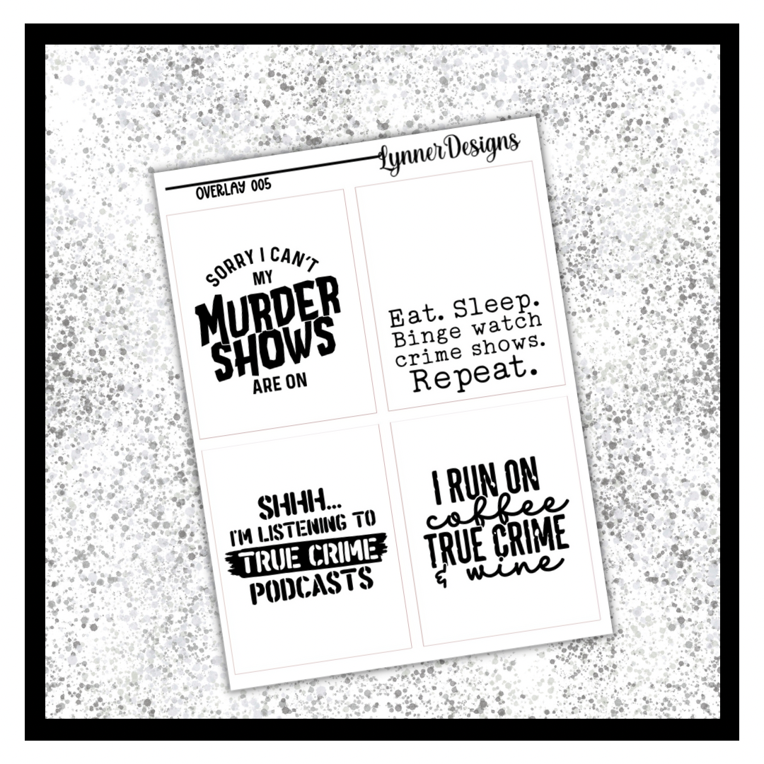 Overlays 005 - True Crime