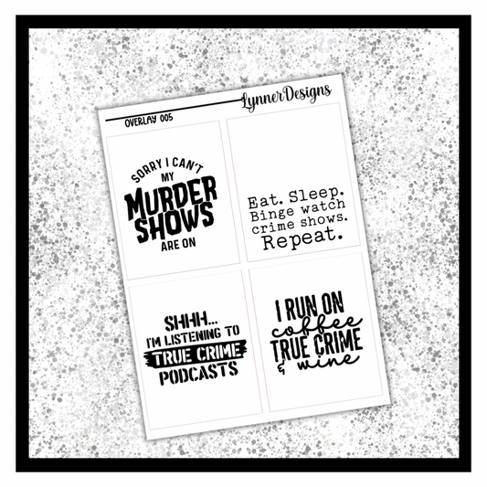 Overlays 005 - True Crime