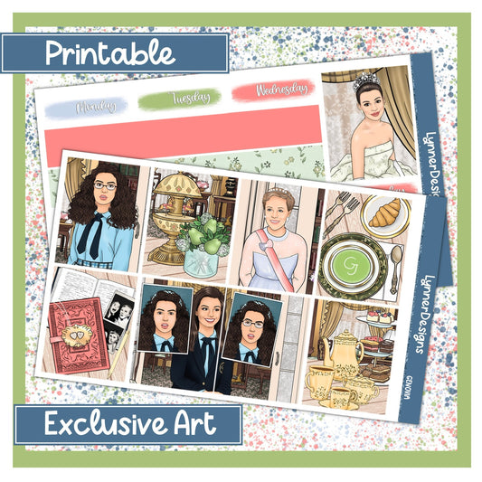 Printable - Genovia Weekly Kit