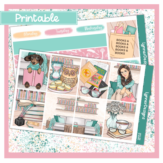 Printable - You’ll Find Me Reading Weekly Kit