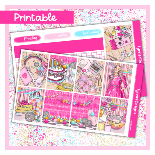 Printable - Birthday Bash Weekly Kit