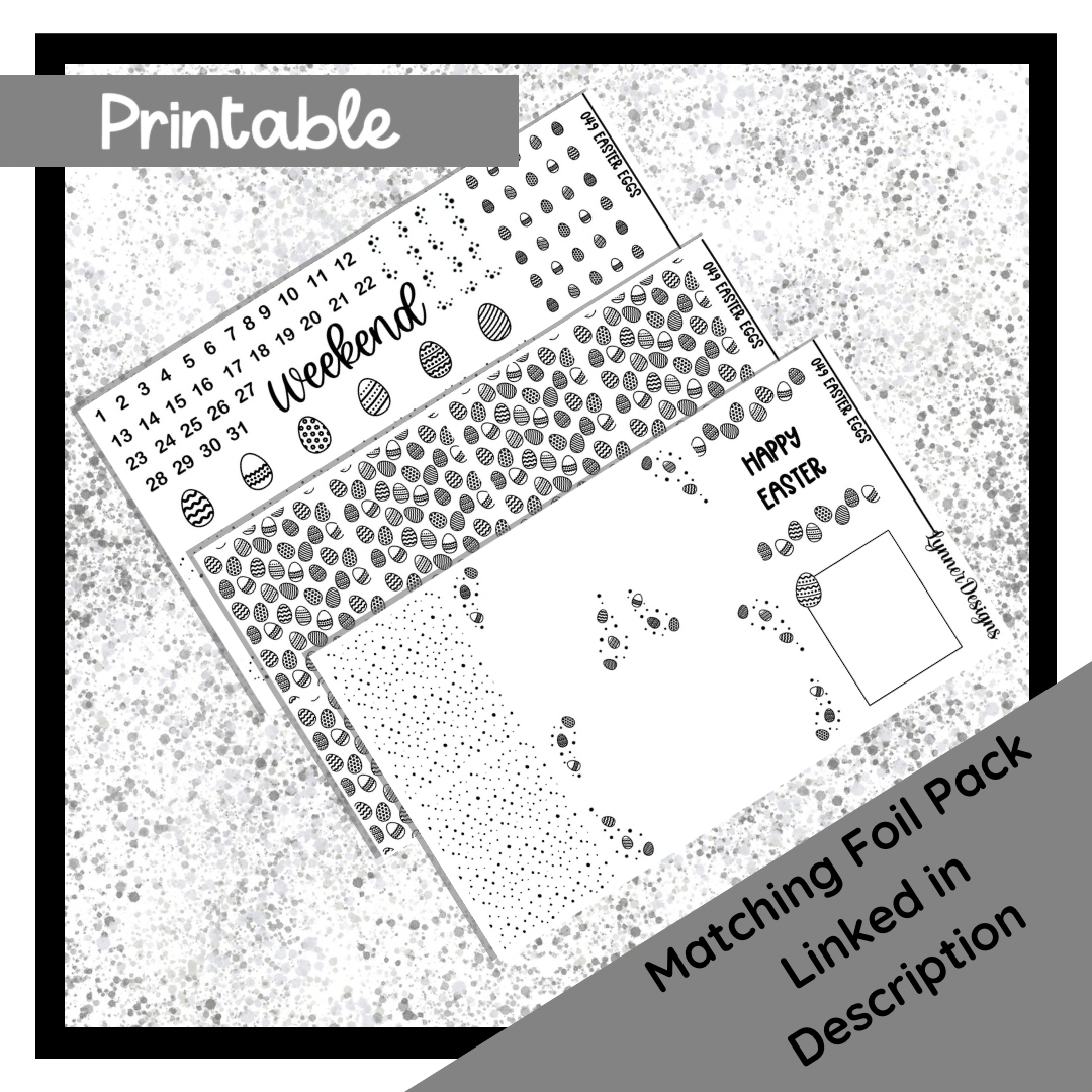 Printable - Easter Weekend Weekly Kit