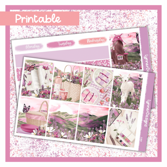 Printable - Flora Weekly Kit