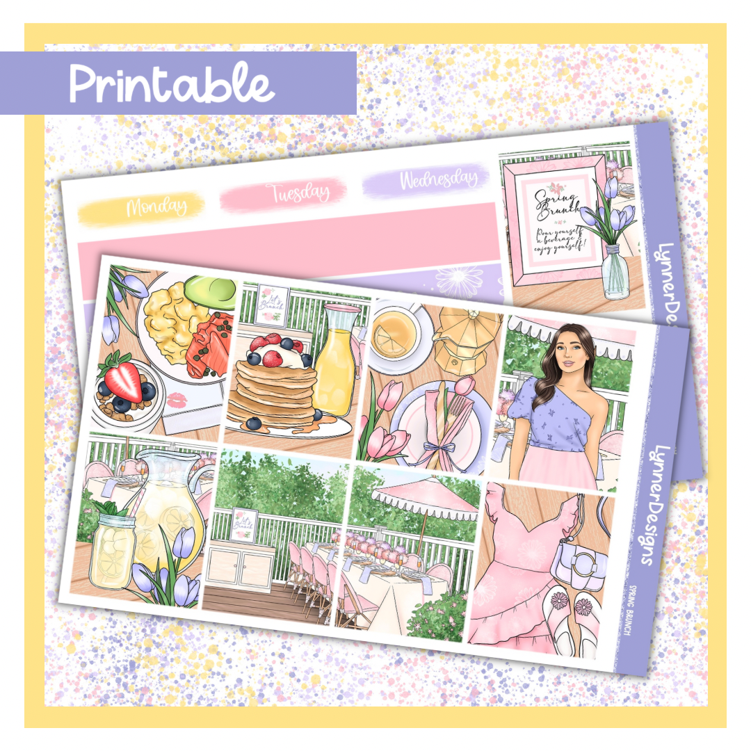 Printable - Spring Brunch Weekly Kit