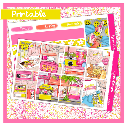 Printable - Lemonade Weekly Kit