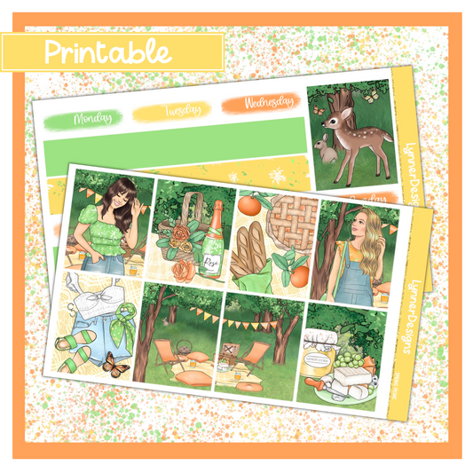 Printable - Spring Picnic Weekly Kit