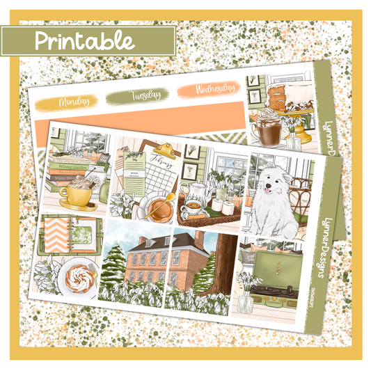 Printable - Snowdrops Weekly Kit